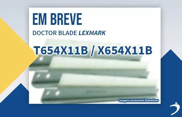 Doctor Blade Lexmark T654X11B X654X11B - Em Breve menu Diamond Brasil