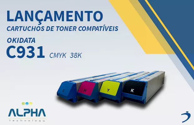 Lançamento Cartuchos de Toner Compatíveis Okidata C931 CMYK na Diamond Brasil