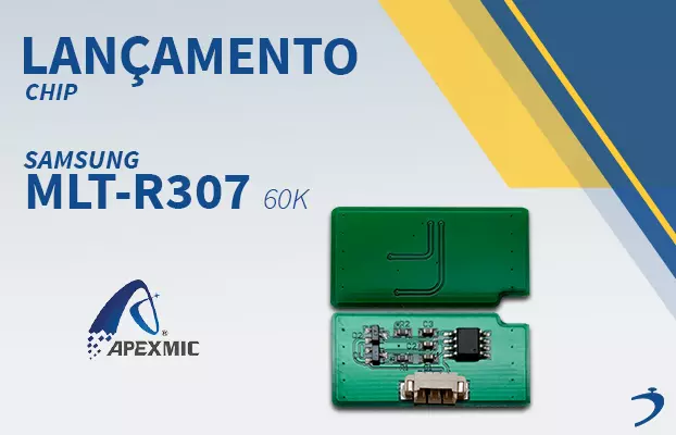 Lançamento Chip Samsung MLT-R307 menu Blog Diamond Brasil