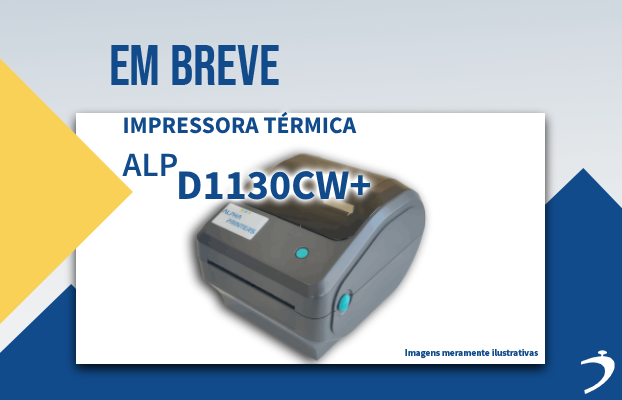 Em Breve Impressora Térmica Direta Alpha Printers D1180CW Plus