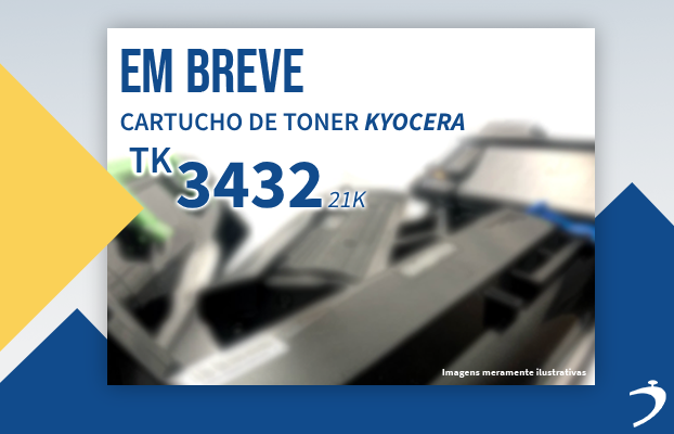 Em Breve Cartucho de Toner Compatível TK-3432 na Diamond Brasil