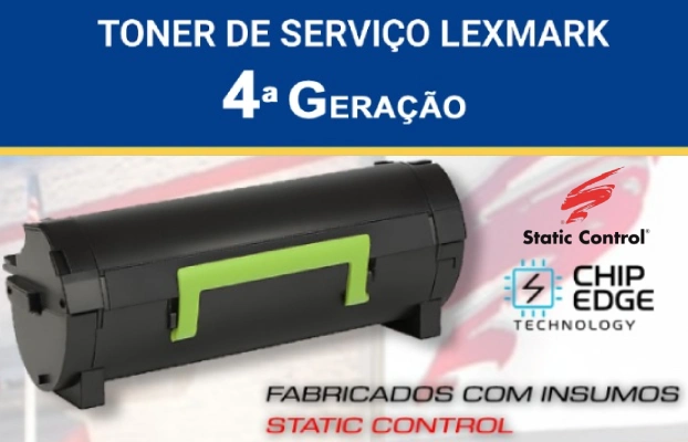 Toner de Serviço Lexmark